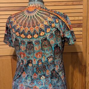 Colorful Geometric Pattern Shirt